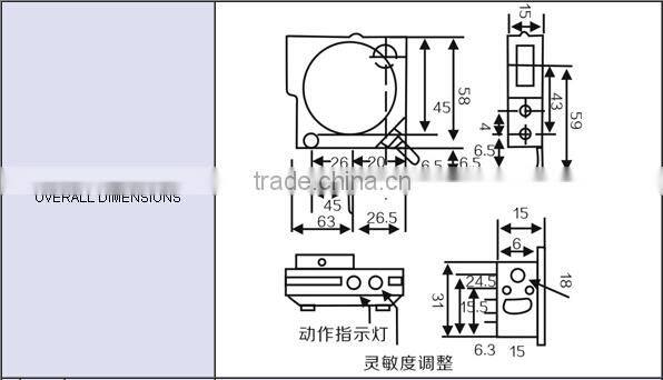 G23 Series 10-30VDC 2 Wires with output Infrared Photoelectric Sensor price / Photoelectric Switches