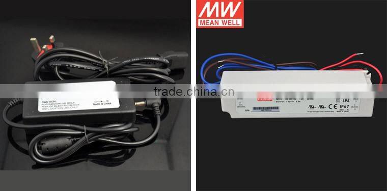 dc 12v/24v 60 leds per meter smd 5050 rgb led strip with 3 years warranty