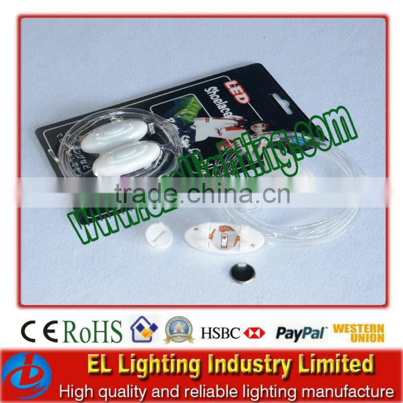 green and pink mix flashing led shoelaces,hot selling in 2014