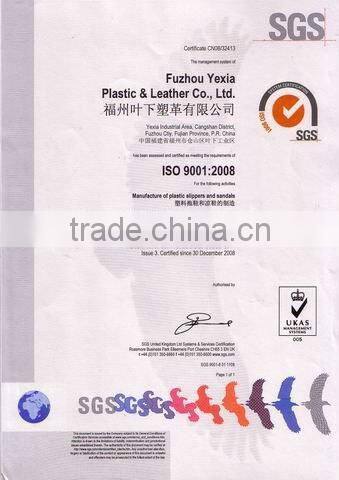 2014 Ladies Cork PVC Slipper