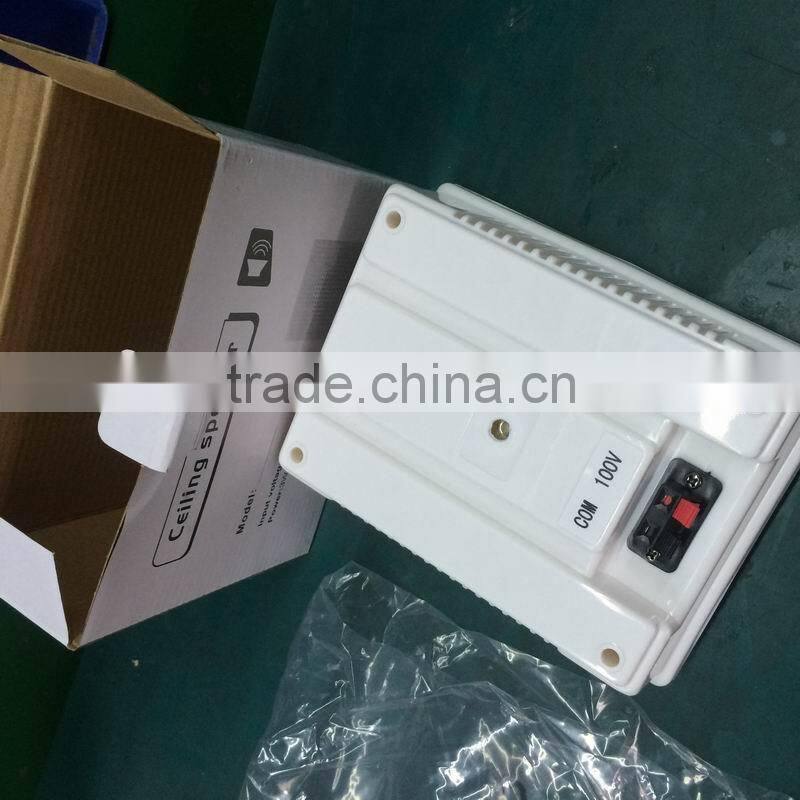 OBT-421 5W 100V Ceiling Wall Mount Speaker,White MINI Plastic Wall Mount Speaker