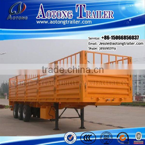 Best selling tri-axle semi trailer for agricultural or sideline products' transportation