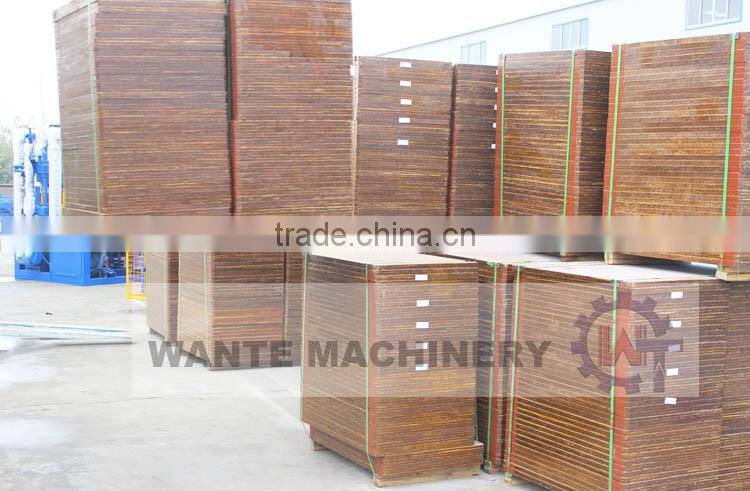 WANTE MACHINERY QT4-18 fully automatic stone dust hollow block making manufacture in china