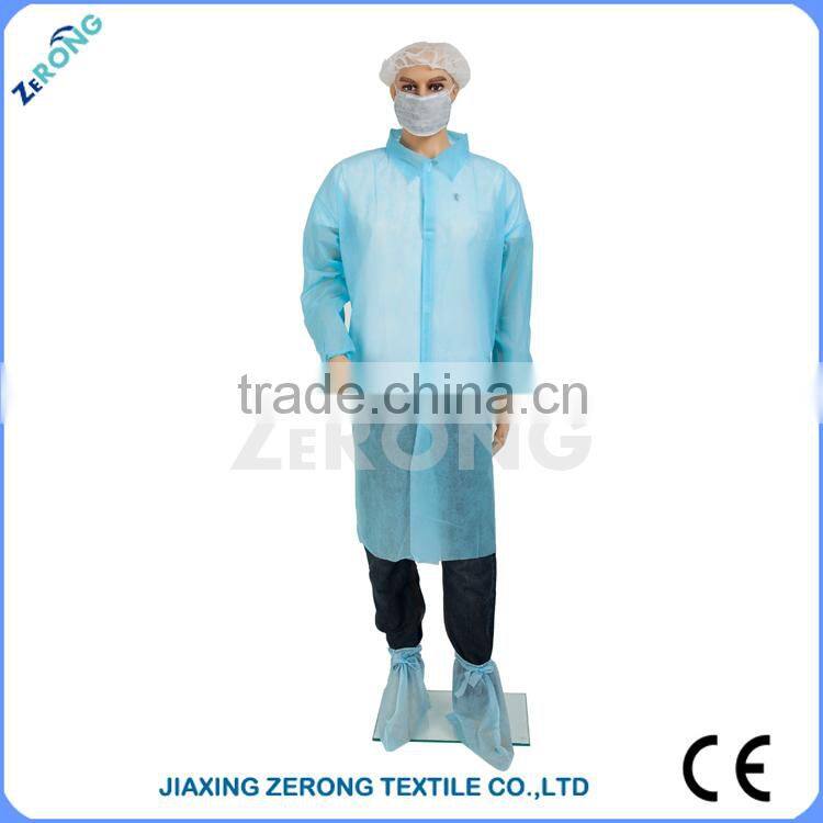 white Operation Sterilized Clothes disposable medical surgical gown with kniting sleeve