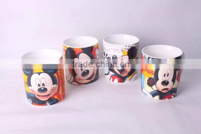 New products ceramic mug with Micky Mouse
