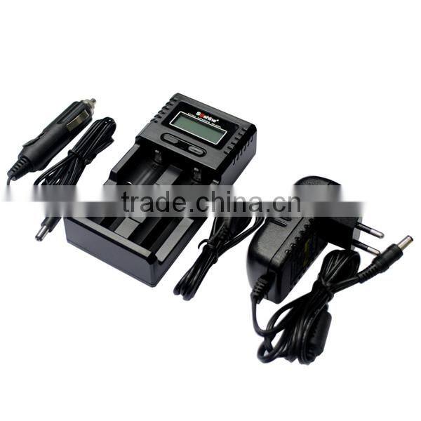 LCD Universal Charger for Li-ion/LiFePO4 26650 18650 9V NiMH C AA AAA intelligent portable battery charger 18650 battery charger