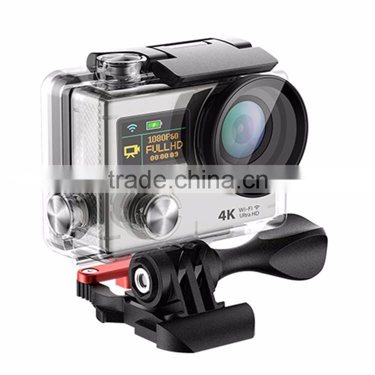 2016 new cam dual screen 4k video wifi remote control eken H3R 4k action camera