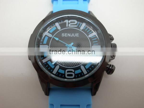 China silicone cheapest wrist watch for men