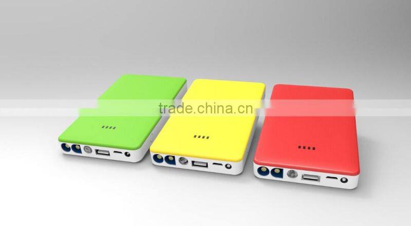 car jump starter power bank 6600mah power supply