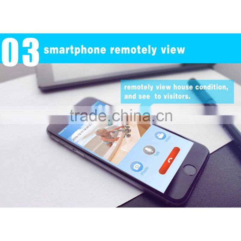 Wireless Video Door Intercom IR Night Vision Home Security Visual Door Ring Support Mobile Phone
