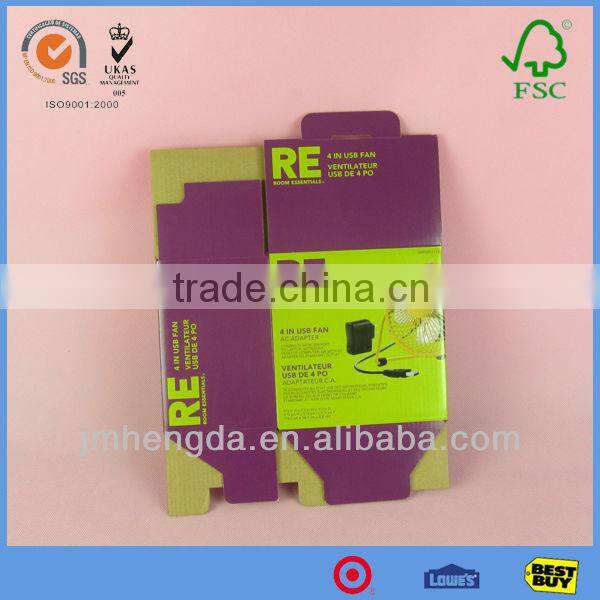 Easy Set-up Heavy Duty Large Corrugated Cardboard Box With Personalized Picture