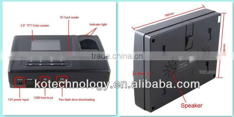 Build-in Timing Bell Fingerprint Time Recorder KO-RL20