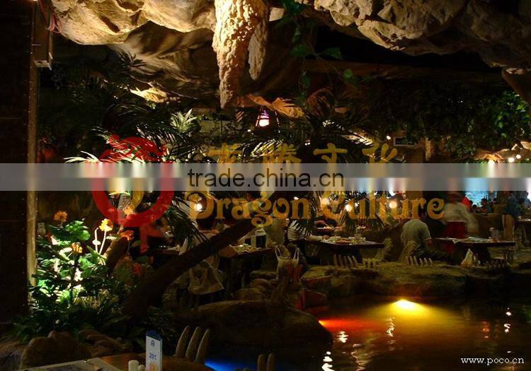 Jungle Restaurant Animatronic Dinosaurs for Riding