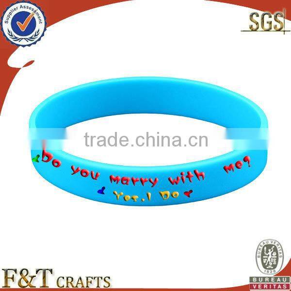 cheap American country flag personalized lovers luminous silicone bracelet for couple