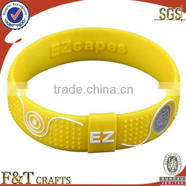 fashion novelty adjustable funny energy cheap custom silicone bracelet for kids