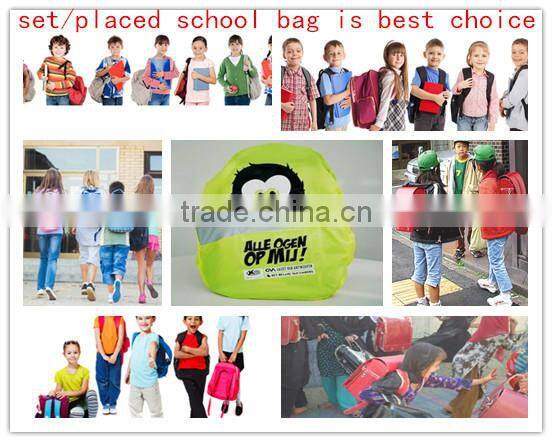 wholesale high visibility kid protection reflective drawstring bag cover child safety products
