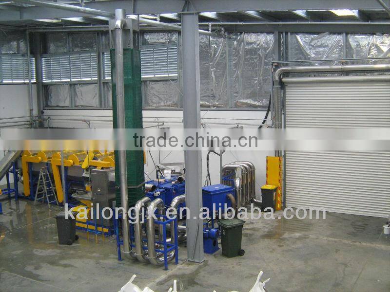 waste plastic film recycle washing line