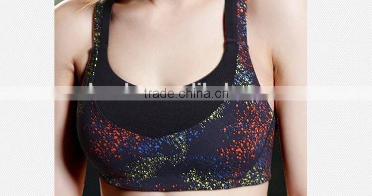 wholesale gym fitness compression fashion sport bra active wear custom sports bra