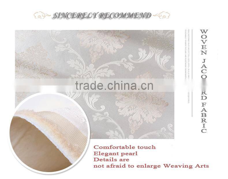 polyester non-woven compound jacquard wallpaper for roof decoration wallpaper with the image of the city wall non woven wallpape