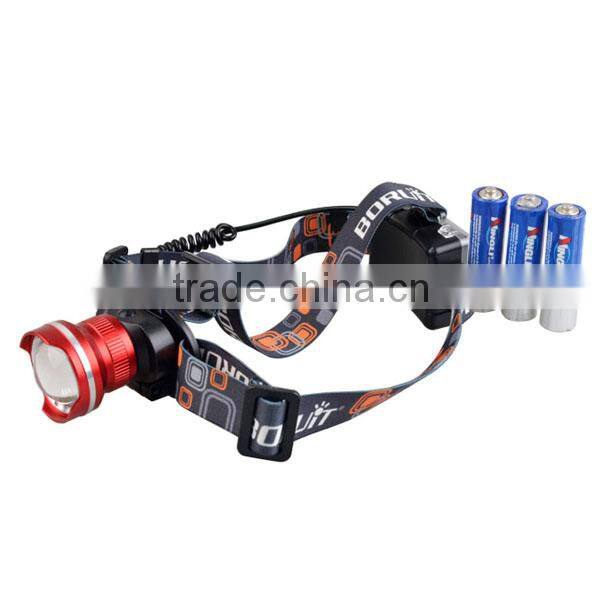 XML T6 led light headlamp hot sale LED headlamp helmet with head lamp