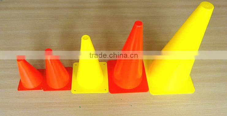 plastic football soccer marker cones for speed training