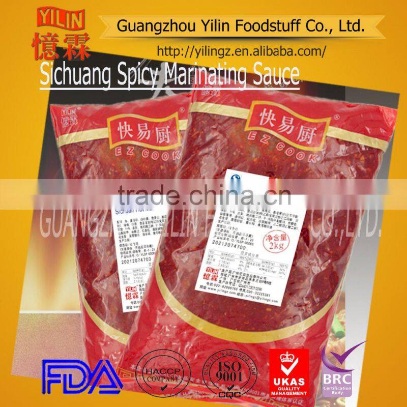 2kg high quality chinese traditional Sichuan Style Marinated Sauce with oem service