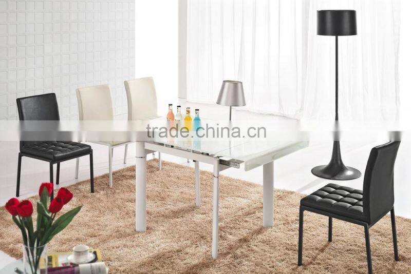 Z656 Industrial Style Dining Chair Leather Brown Leather Chair Metal Dining Chairs