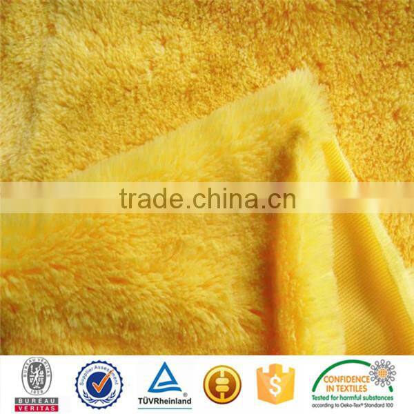 100%polyester carpet warp knit soft slip high-pile Plush Fabric For Making Soft Toys