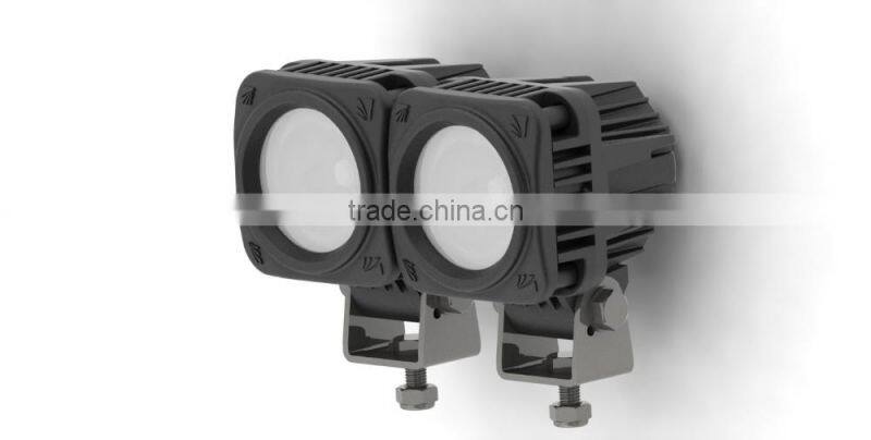 ISO9001 certificated factory direct offer Oledone hot IP68 2.2" 10W Square dirtbike LED working light
