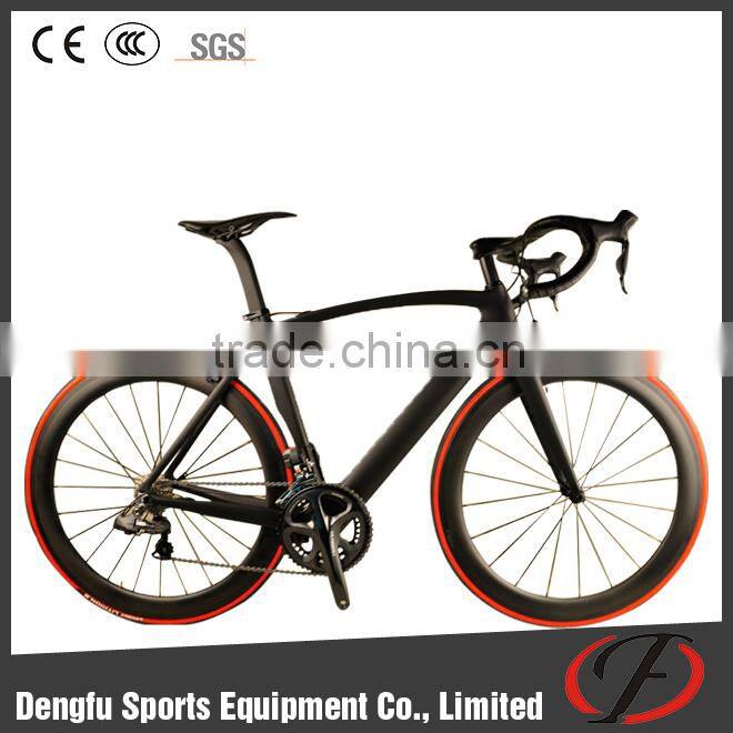 Hot!!! DIY carbon road bike frame DI2 groupset carbon road bicyle customized frame and wheelset