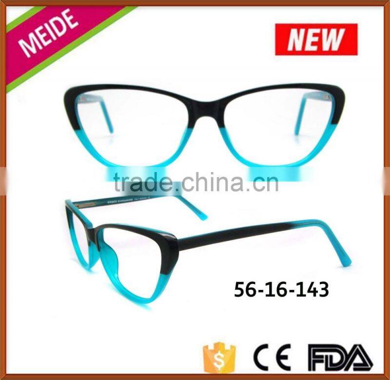 Hot lady fashion retro china wholesale cat eye eyeglasses frame