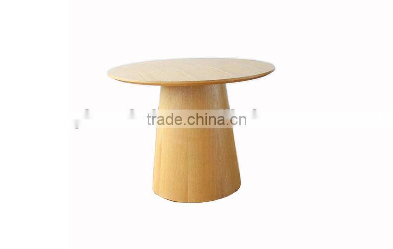 wooden round table with metal leg home furniture Dining Table coffee table