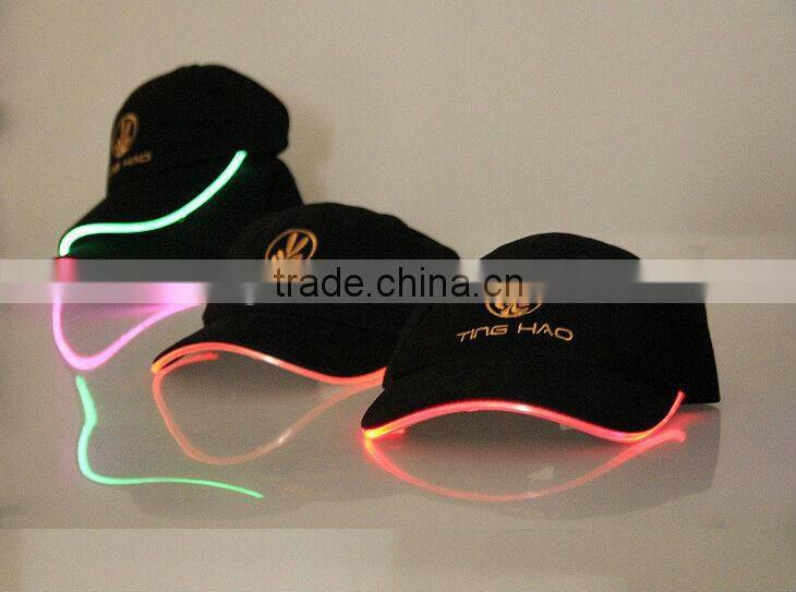 Promotional 6 panels LED Baseball Cap/ Flashing Cap / Advertising Light up Cap