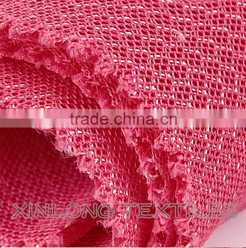 D023 Artificial yarn tricot mesh sport shoes fabric