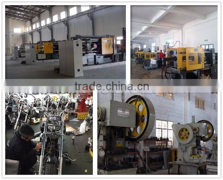 Motorcycle Horizontal Vertical Custom License Plate with Classic STOP Light