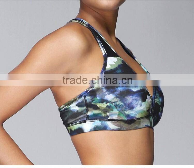 Cheap wholesale drop shipping sublimation xxx sexy sports bra
