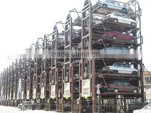 Mechanical stacker smart parking lift system