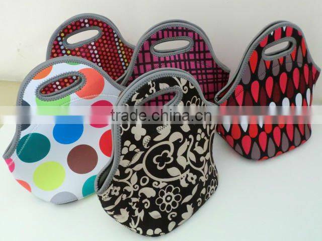 Promotional neoprene lunch bag with your brand logo,lunch bag for office