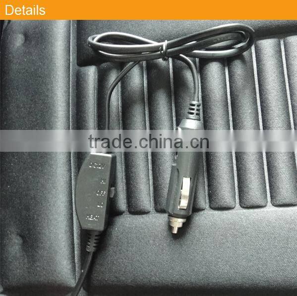 Hot sale electric DC 12V car heated seat cushion,auto adult seat cover