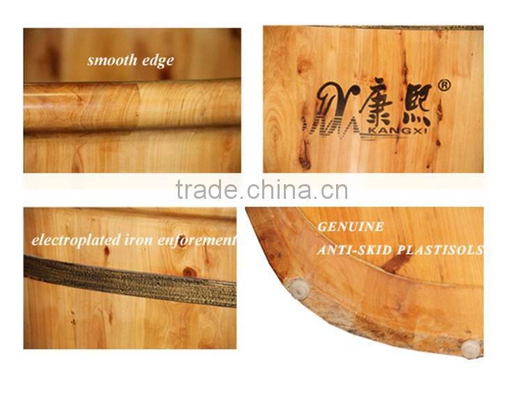 Solid wood tub wooden massage barrel used bathtub