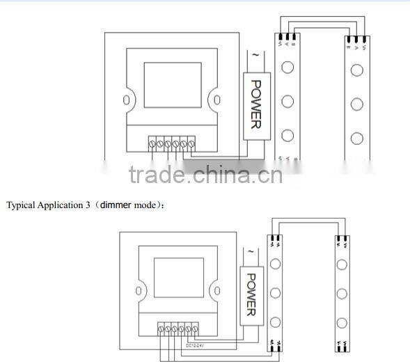 Touch Panel Multi-function LED Controller, RGB Control Function, color temperature adjustable function, Dimming Function