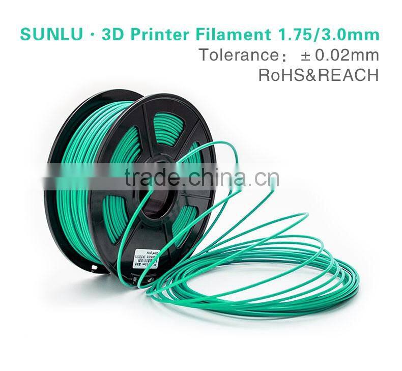 100% no bubble 1.75/3.0 PLA/ABS for 3D printer filaments 3d