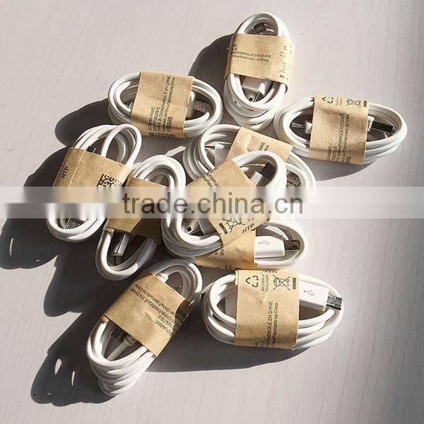 High quality hot selling use usb cable for samsung s4 data cable