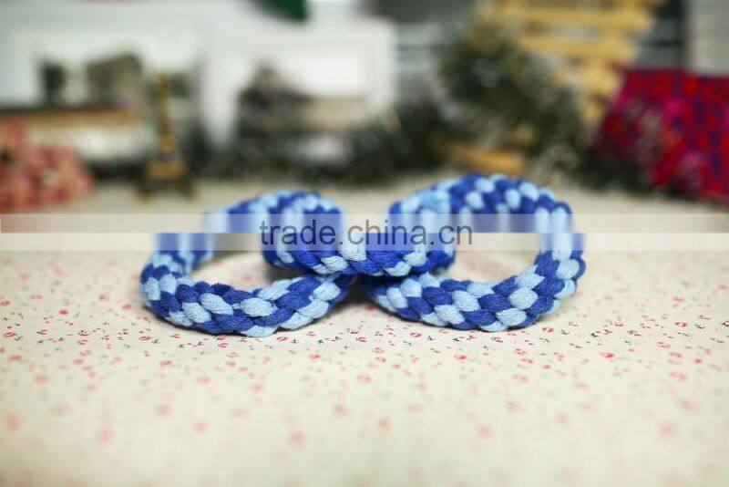 Three rings dog rope toy