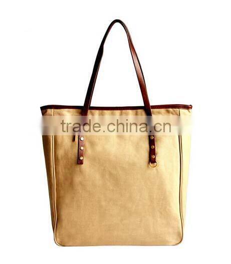 leisure canvas shopping bag