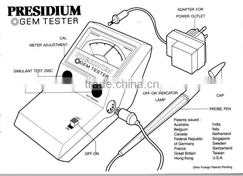 Presidium-gemstone tester