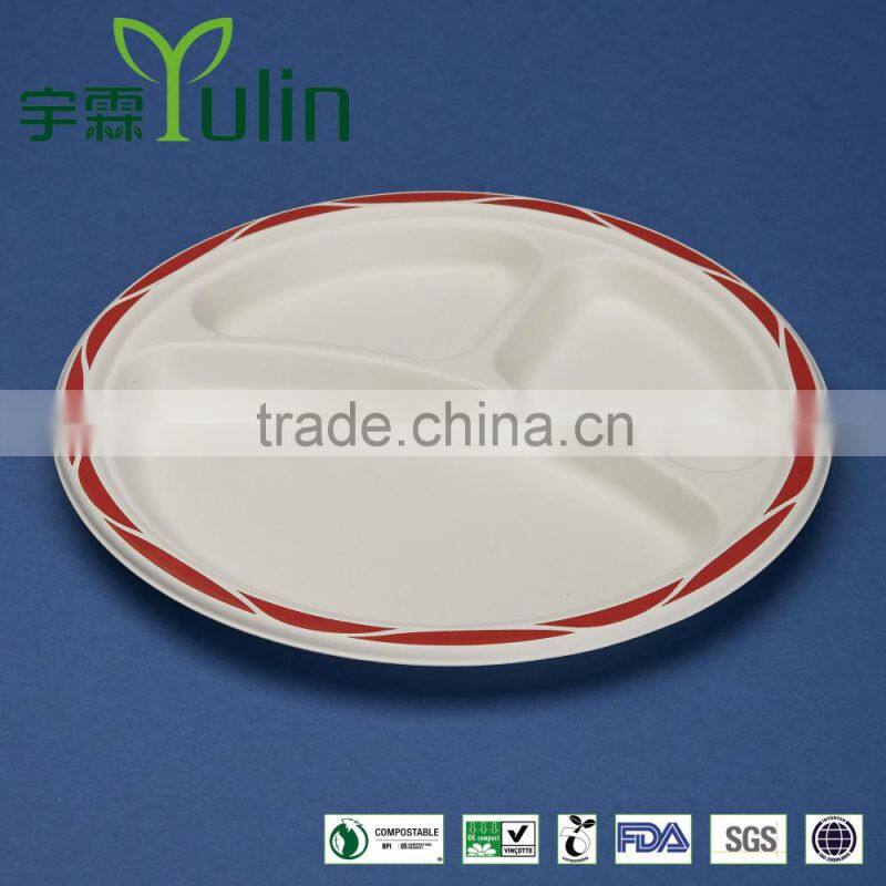 Christmas dinner paper tableware