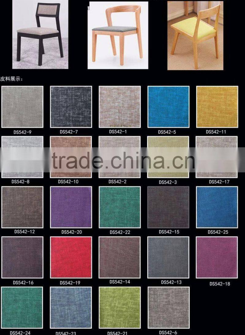 Red color leather single sofa chair with low back rest YZA501