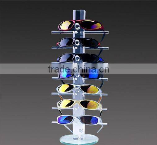 Custom size clear eye glass holder