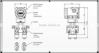RP64 Smart Double Flange Prressure Transmitter